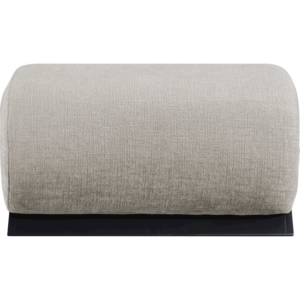 Akira Grey Fabric Upholstered Ottoman