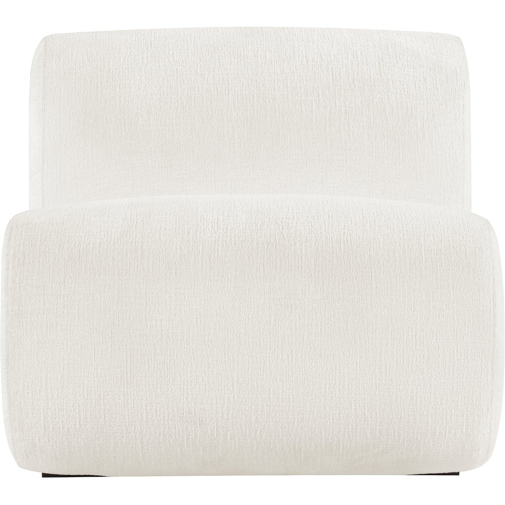 Akira Cream Fabric Upholstered Accent Chair
