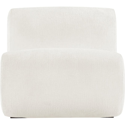 Akira Cream Fabric Upholstered Accent Chair