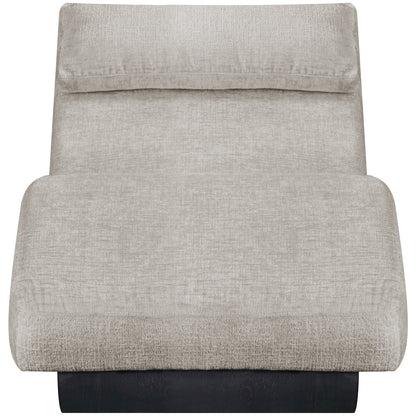 Marcella Grey Fabric Upholstered Chaise Lounge