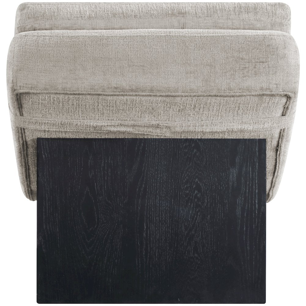 Marcella Grey Fabric Upholstered Chaise Lounge
