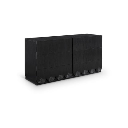 Scallop Black Dresser