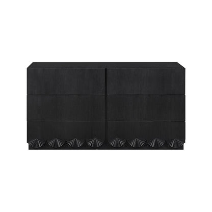Scallop Black Dresser