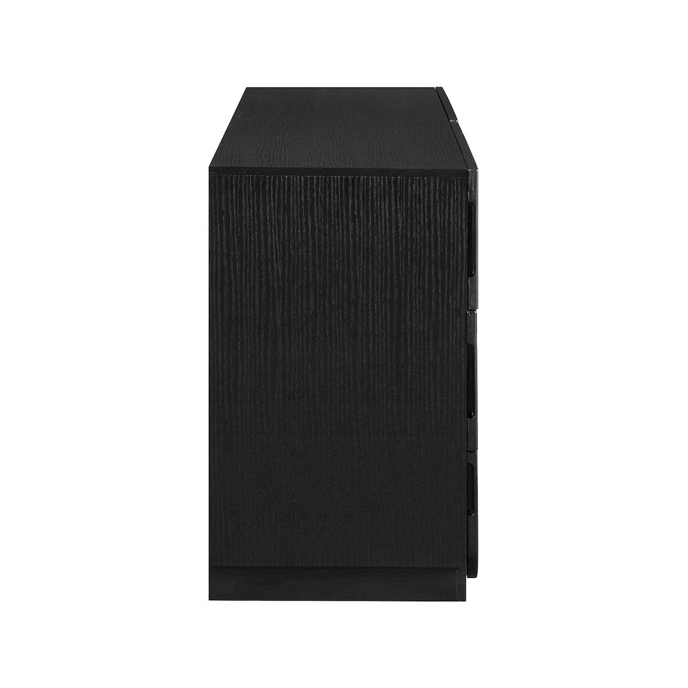Scallop Black Dresser