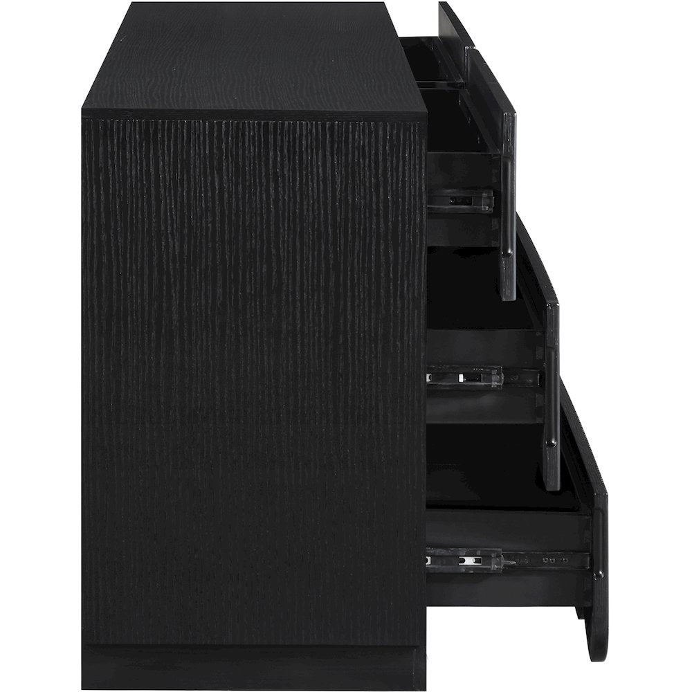 Scallop Black Dresser
