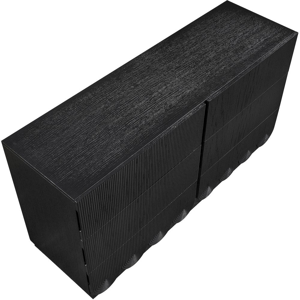 Scallop Black Dresser