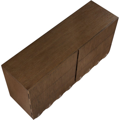 Scallop Brown Dresser
