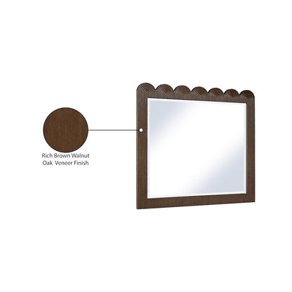 Scallop Brown Mirror