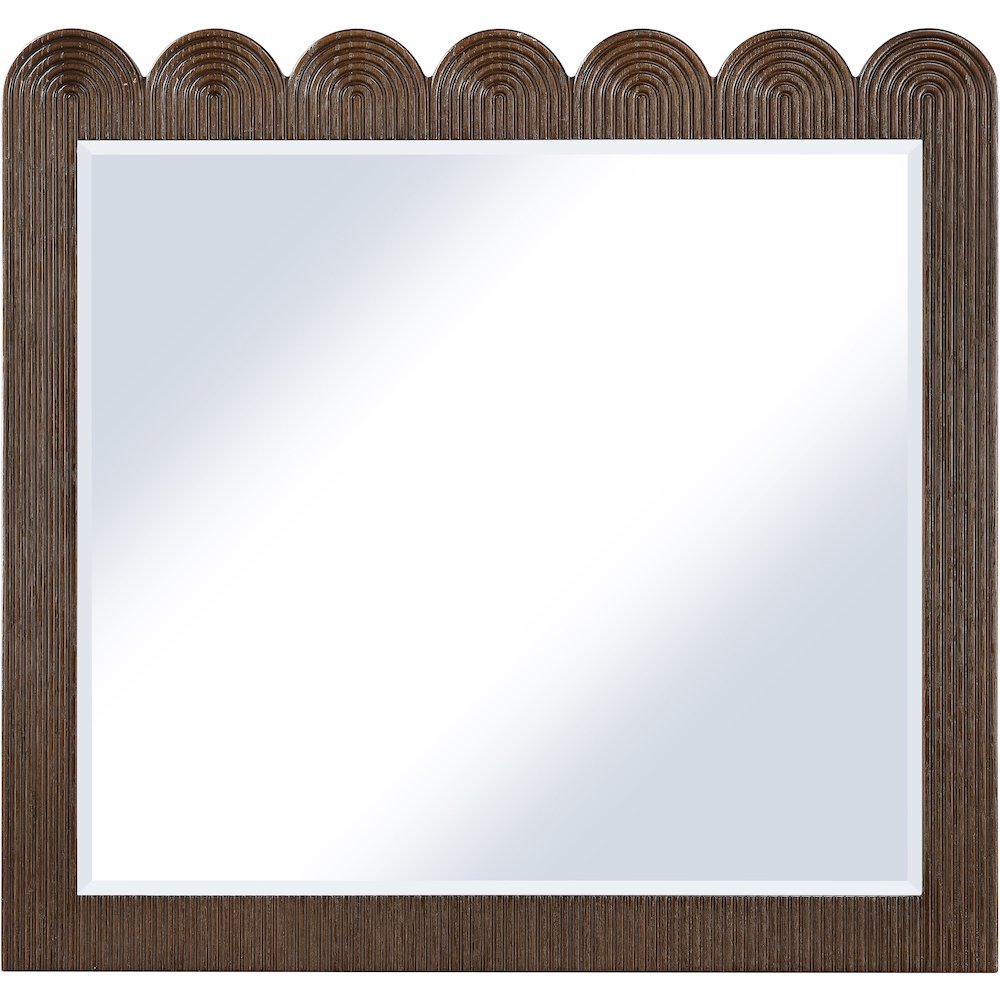 Scallop Brown Mirror