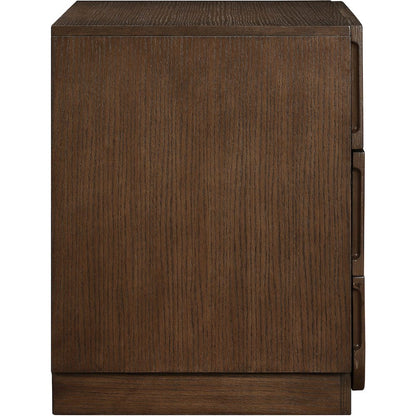 Scallop Brown Night Stand