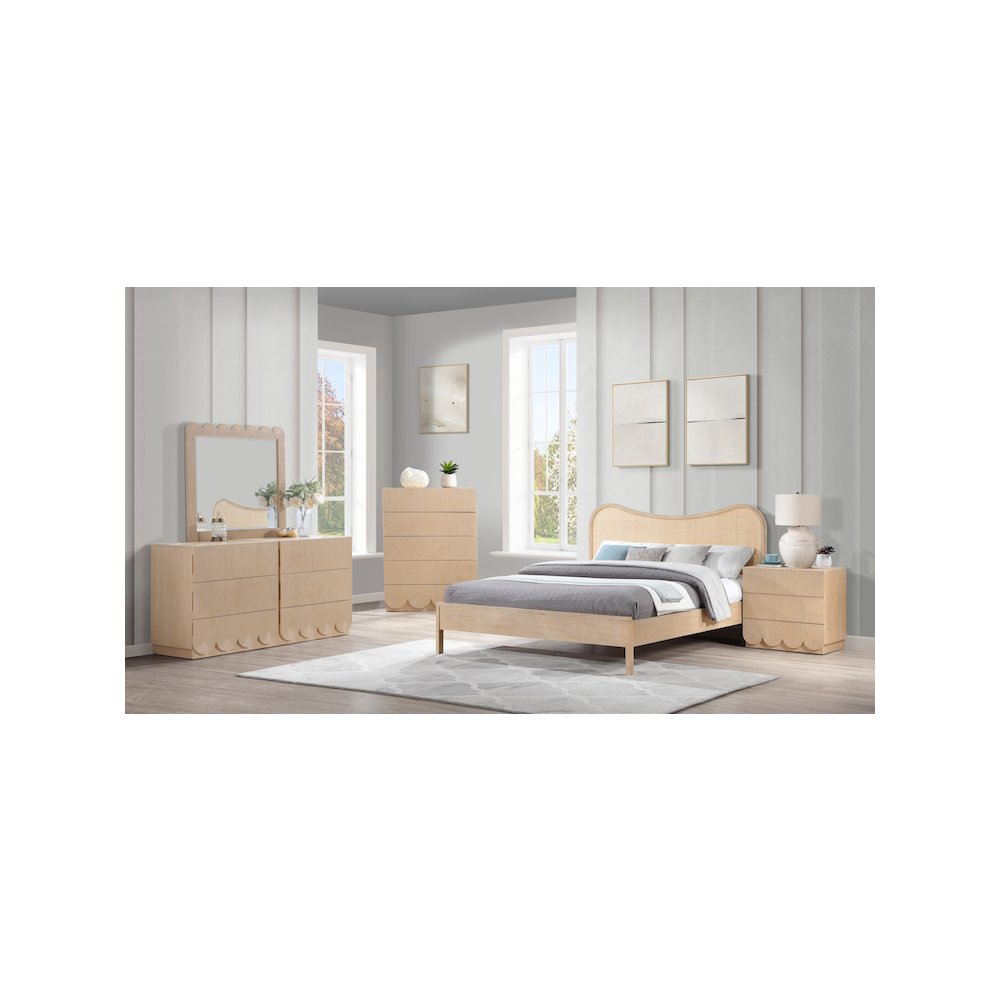 Scallop Natural Dresser