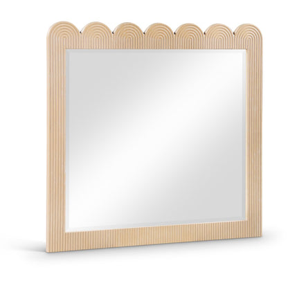 Scallop Natural Mirror