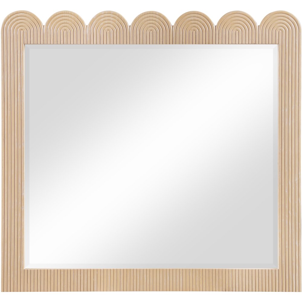 Scallop Natural Mirror