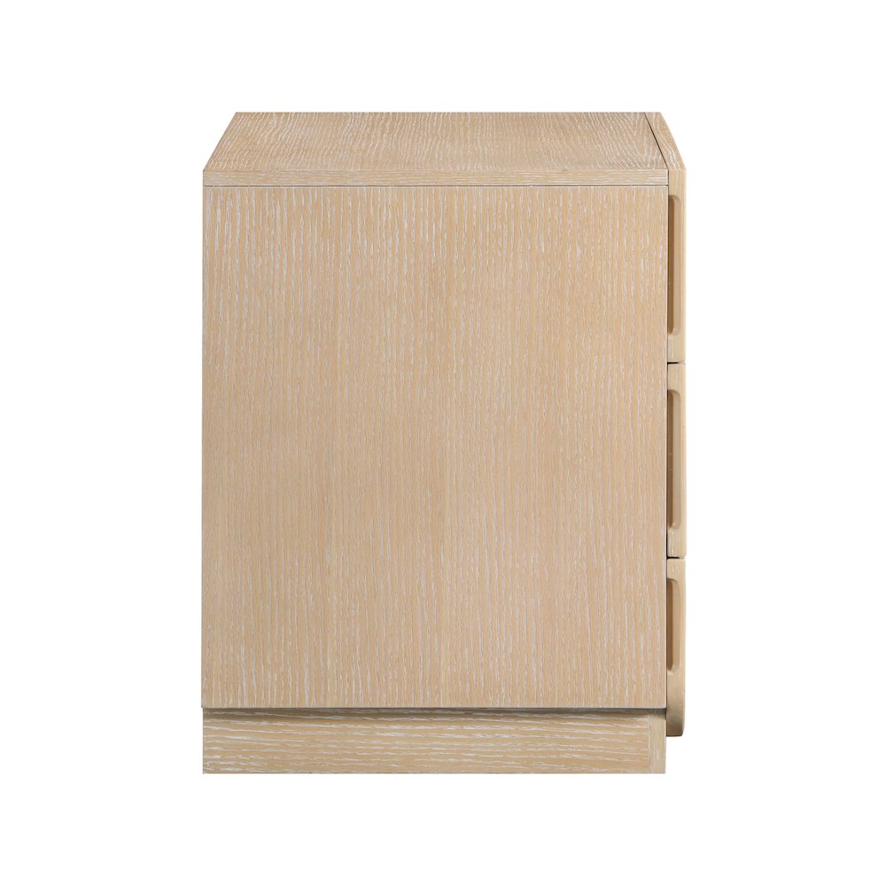 Scallop Natural Night Stand