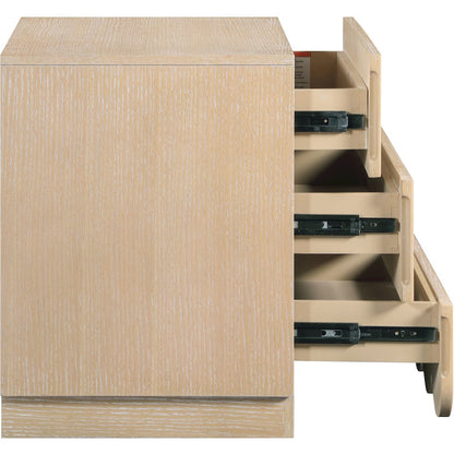 Scallop Natural Night Stand