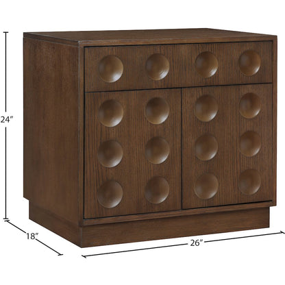 Compass Brown Night Stand