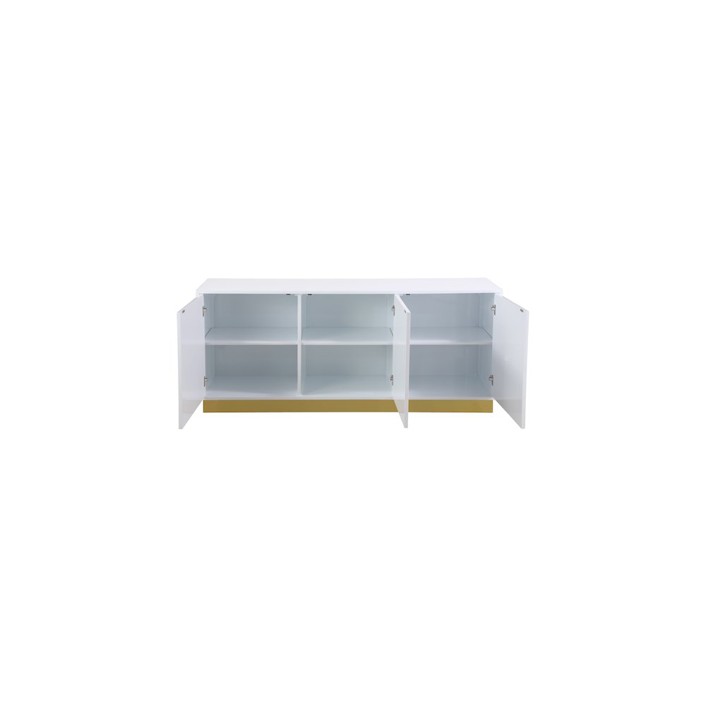 Cosmopolitan White Lacquer Sideboard/Buffet