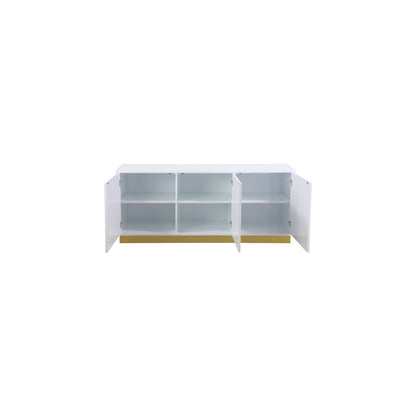 Cosmopolitan White Lacquer Sideboard/Buffet