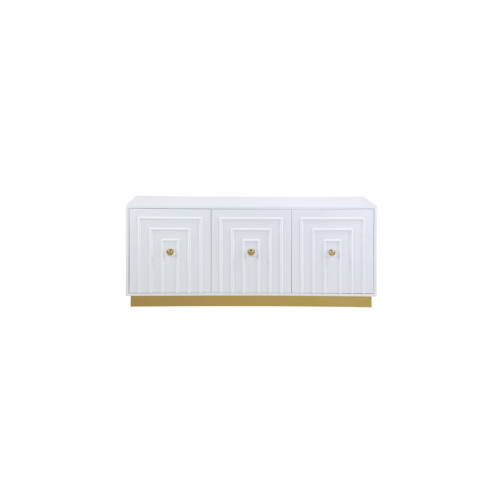 Cosmopolitan White Lacquer Sideboard/Buffet