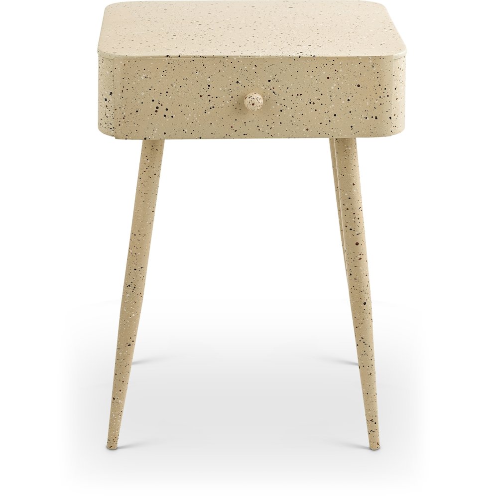 Rylan Beige Iron Night Stand