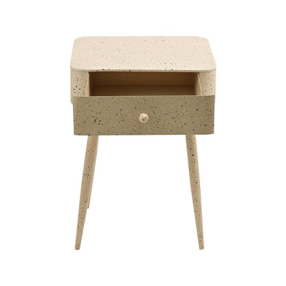 Rylan Beige Iron Night Stand
