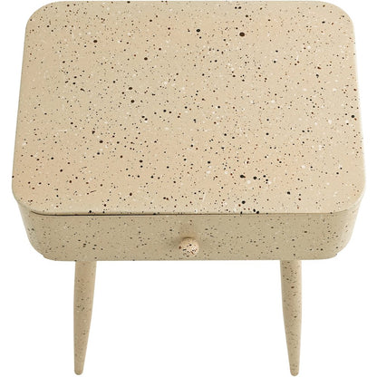 Rylan Beige Iron Night Stand