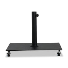 Belize Matte Black Steel Patio Umbrella Base