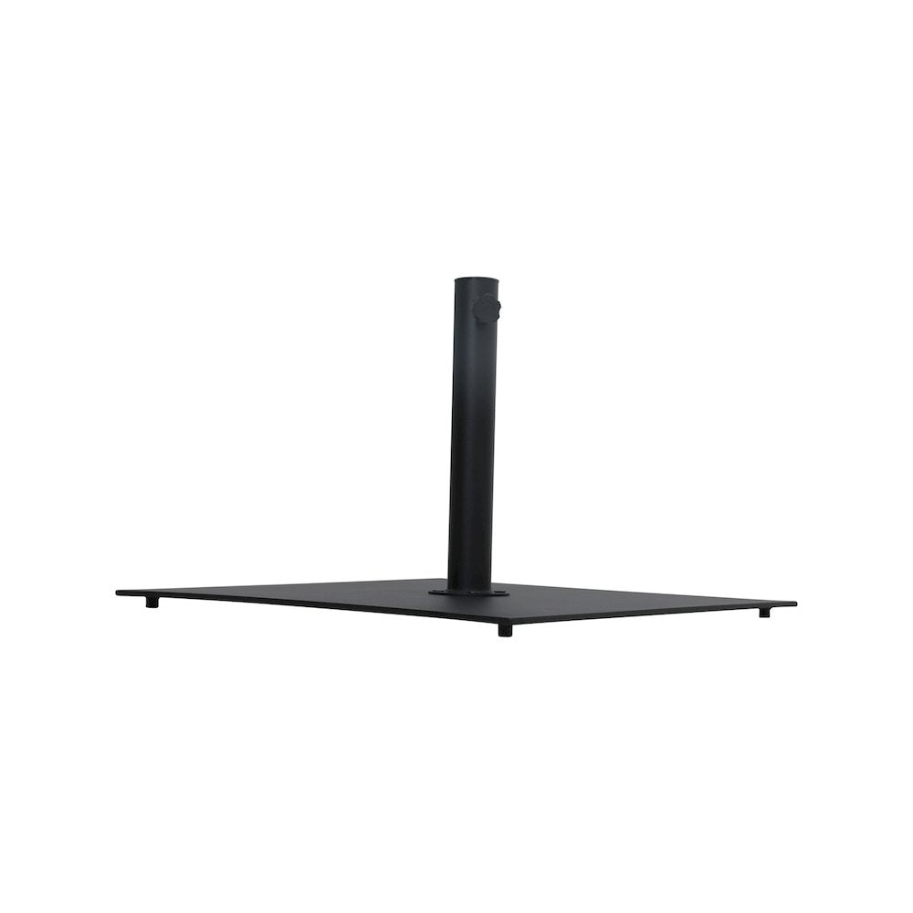 Belize Matte Black Steel Patio Umbrella Base