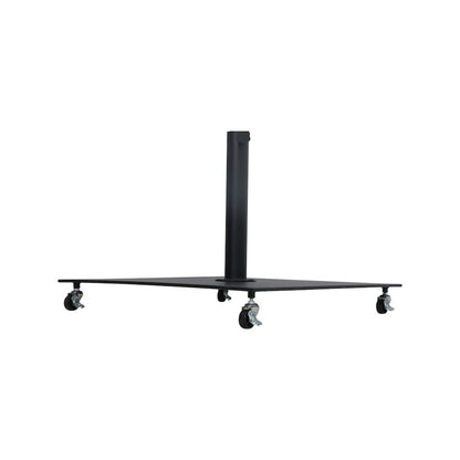 Belize Matte Black Steel Patio Umbrella Base