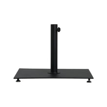 Belize Matte Black Steel Patio Umbrella Base