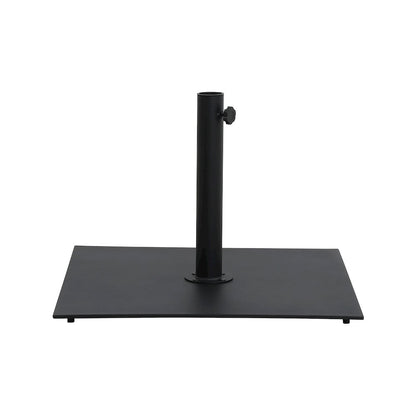 Belize Matte Black Steel Patio Umbrella Base