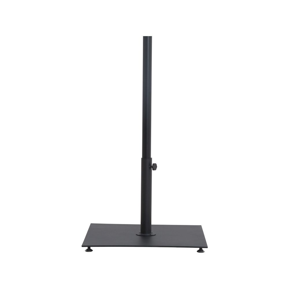 Belize Matte Black Steel Patio Umbrella Base