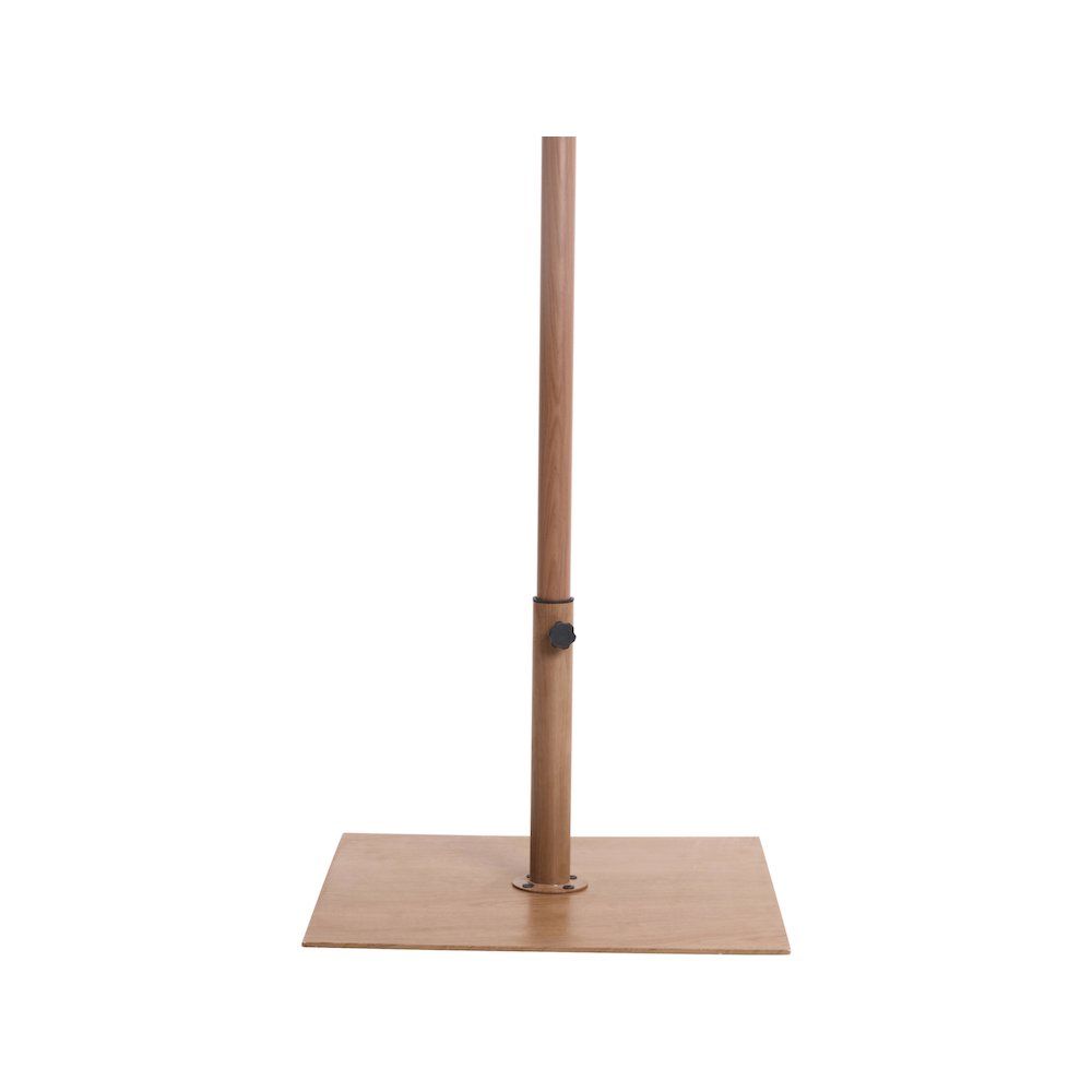 Belize Teak Steel Patio Umbrella Base