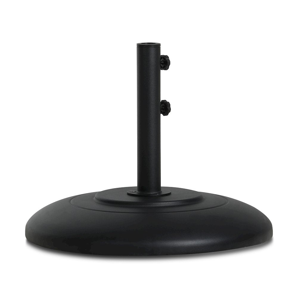 Cozumel Matte Black Steel Patio Umbrella Base