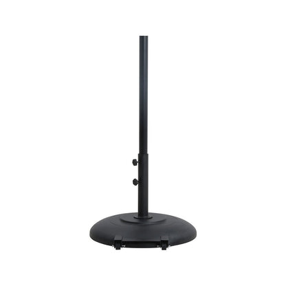 Cozumel Matte Black Steel Patio Umbrella Base