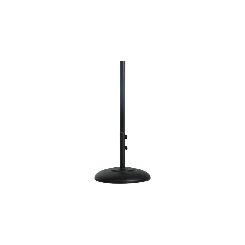 Cozumel Matte Black Steel Patio Umbrella Base