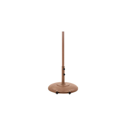 Cozumel Teak Steel Patio Umbrella Base