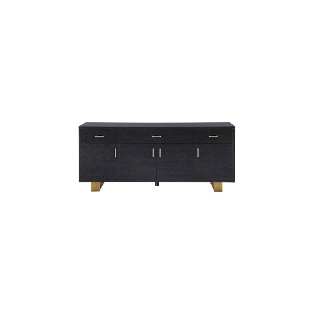 Excel Grey Oak Veneer Lacquer Sideboard/Buffet