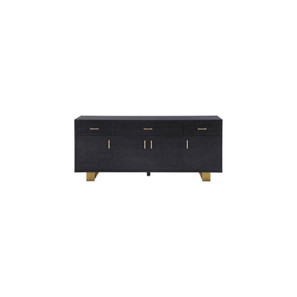 Excel Grey Oak Veneer Lacquer Sideboard/Buffet