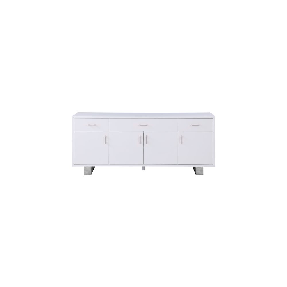 Excel White Lacquer Sideboard/Buffet