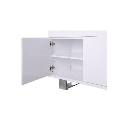 Excel White Lacquer Sideboard/Buffet
