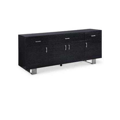 Excel Grey Oak Veneer Lacquer Sideboard/Buffet