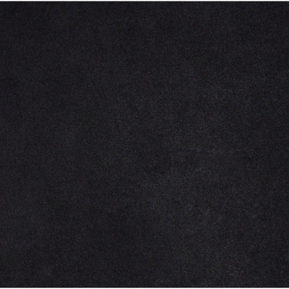 Velin Black Velvet Upholstered Ottoman / Stool
