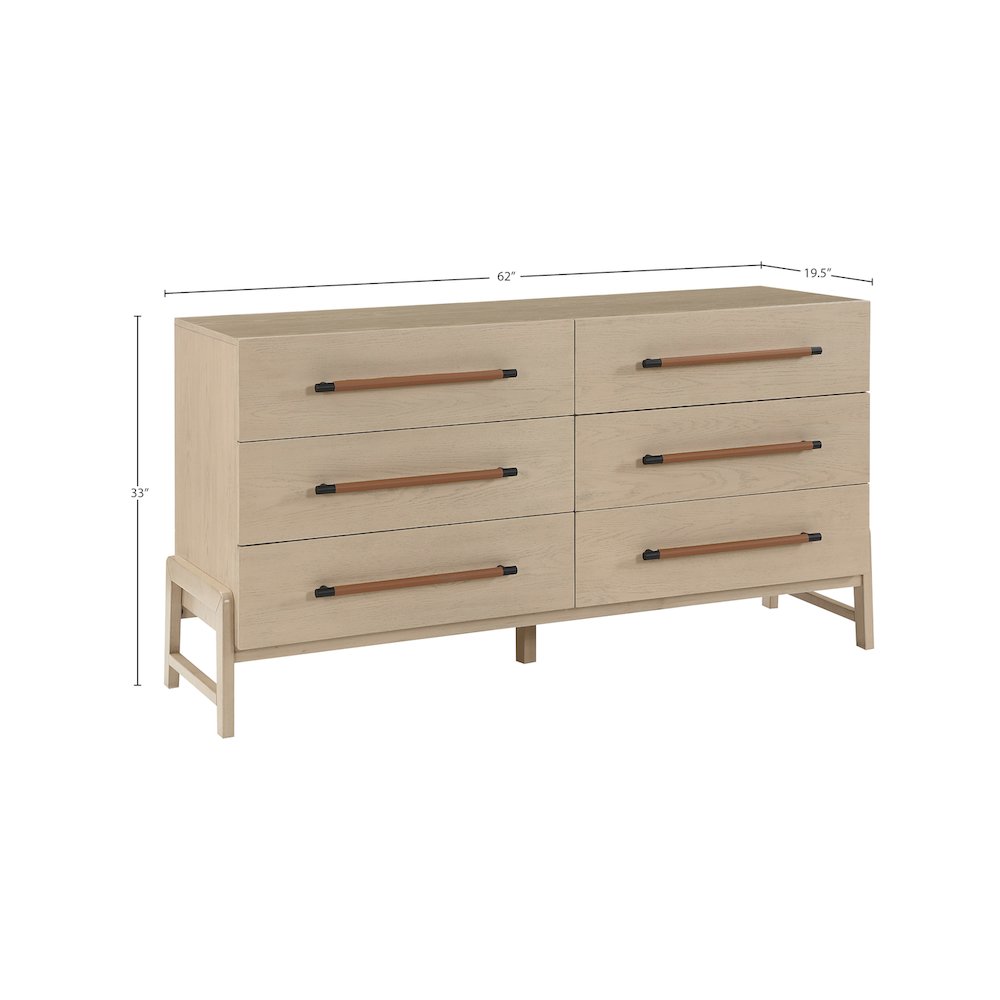 Kaya Natural Vegan Leather Dresser