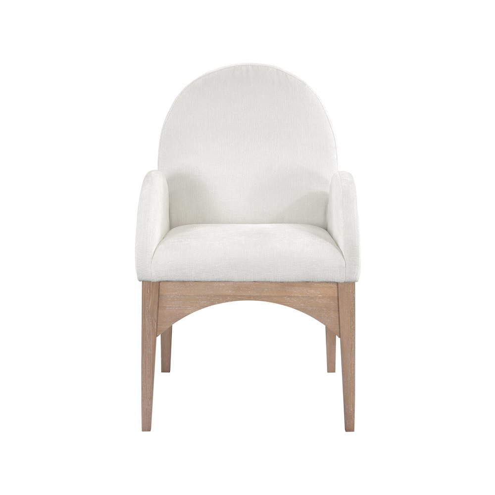 Waldorf Cream Chenille Fabric Dining Chair