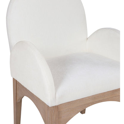 Waldorf Cream Chenille Fabric Dining Chair