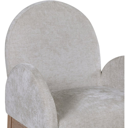 Waldorf Grey Chenille Fabric Dining Chair