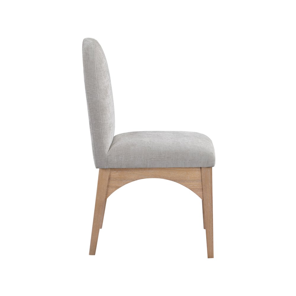 Waldorf Grey Chenille Fabric Dining Chair