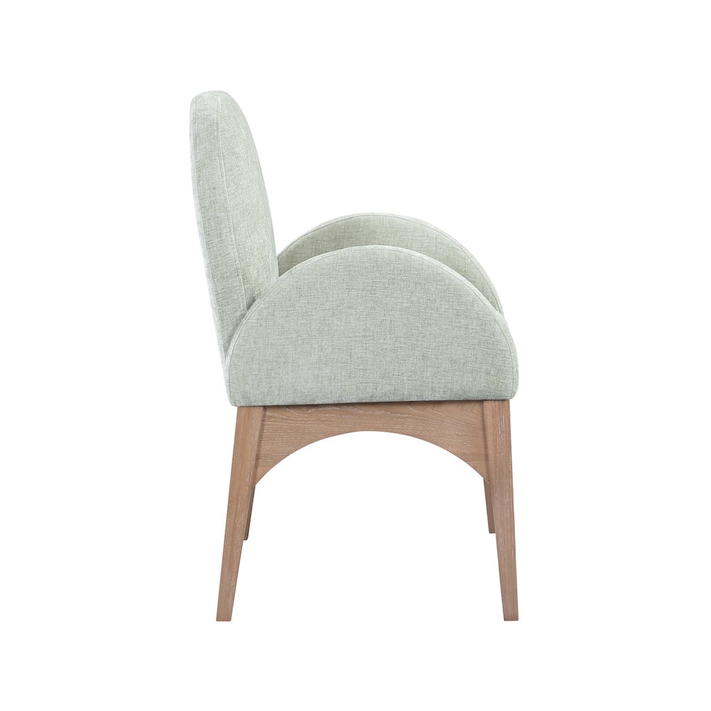 Waldorf Mint Chenille Fabric Dining Chair