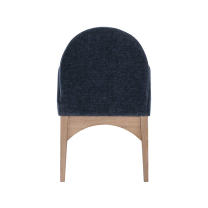 Waldorf Navy Chenille Fabric Dining Chair